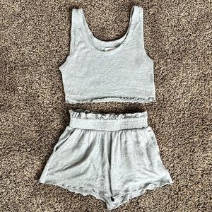 Colsie Cropped Lounge Set